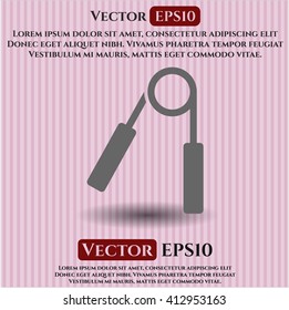 Hand gripper icon vector illustration
