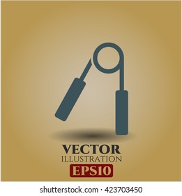hand gripper icon vector symbol flat eps jpg app web
