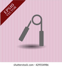 símbolo del icono de la parrilla de la mano símbolo del vector de pechos planos jpg aplicación web