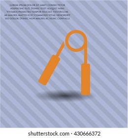 hand gripper icon vector symbol flat eps jpg app web