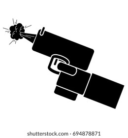 hand with gun icon