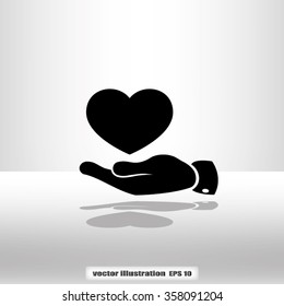hand heart