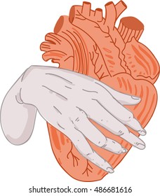 hand with heart