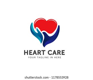 hand Heart care logo