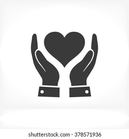 Hand heart Icon