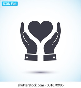 Hand heart Icon