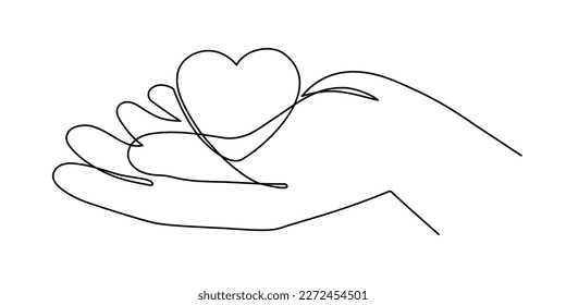 Hand and heart one