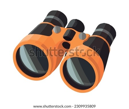 the hand held binoculars for discovery isolated