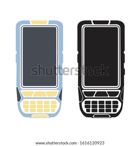 Hand held devices icon illustration vector design