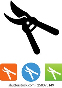 Hand held shears icon
