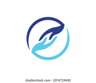Hand help logo and symbols template icons app
,