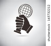 hand hold up an award, prize, winner, honor symbol