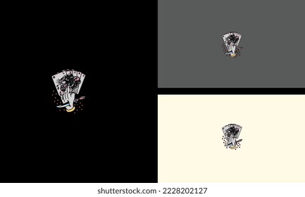Kartenhalter-Tätowierungsdesign