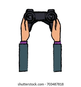 hand hold drone controller gamepad
