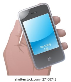 Hand hold phone