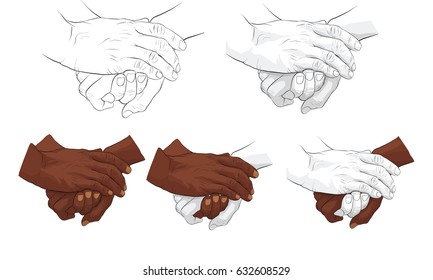 hand holding hand