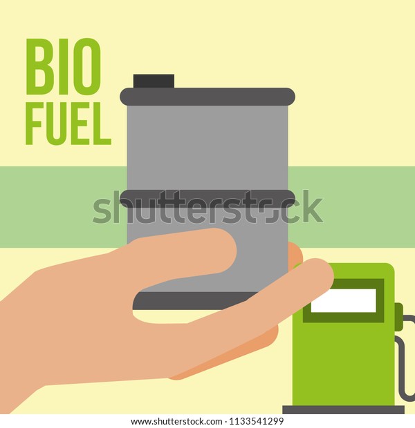 hand holding barrel\
pump station biofuel
