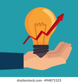 hand holding a bulb light
