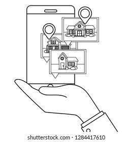hand holding cellphone