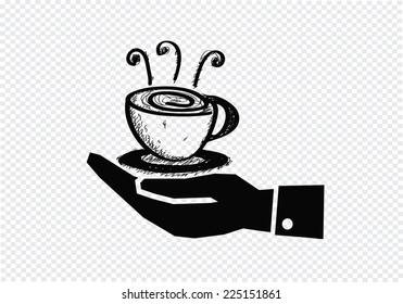 Hand Holding Coffee Cup