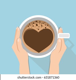 Hand Holding Coffee Cup