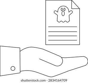 A hand is holding