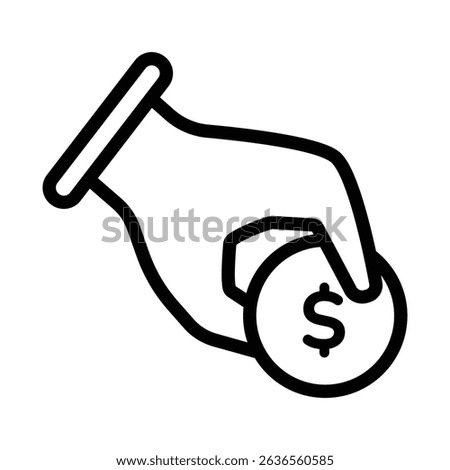 Hand holding a dollar coin, signifying financial concept, banking, investment, savings, wealth, currency exchange, business growth, and monetary value.
