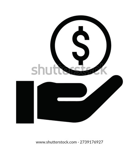 Hand holding a dollar sign symbolizing financial growth and prosperity