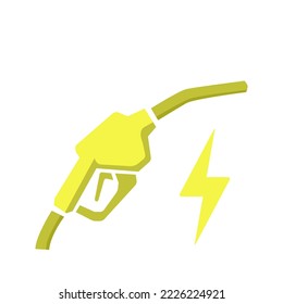 Icono de la boquilla eléctrica con mano.