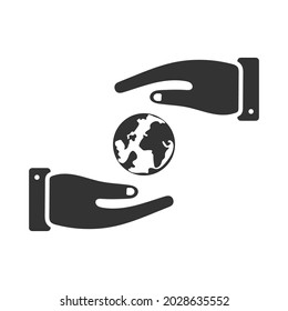 diseño de icono de retención manual