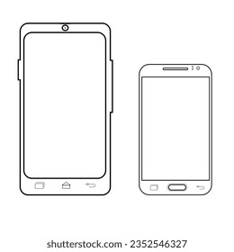 Hand holding handphone smartphone on transparent background cutout, PNG file. Mockup template for artwork design. perspective positions many different angle, upright horizontal