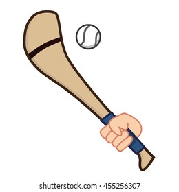 Hand holding Hurling Stick