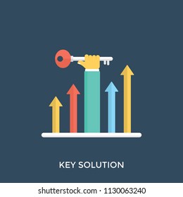 
Hand holding a key, key to success or key solution concept
