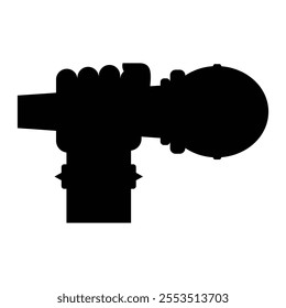 Hand Holding Microphone for Speech or Performance