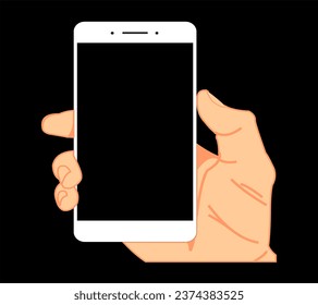 ilustración vectorial de la mano