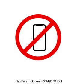 Hand holding mobile phone with white screen set in flat style isolated