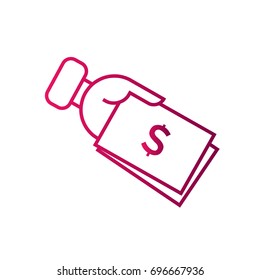 hand holding money icon