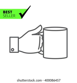 Hand Holding Mug