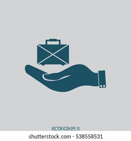 hand holding a open book