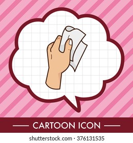 hand holding paper theme elements vector,eps