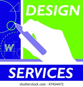 hand holding pen drawing graphics