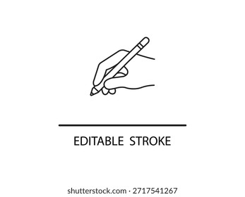Lápiz de mano para edición creativa y diseño.