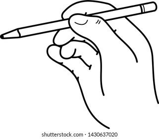11,360 Hand holding pencil icon Images, Stock Photos & Vectors ...