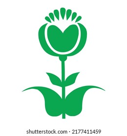 hand holding plant vector design