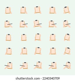 Colección Prancheta de superficie de escritura portátil de mano