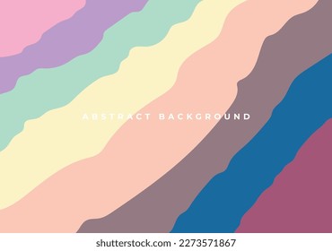 hand holding a rainbow background template