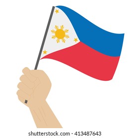 Holding Philippine Flag Images Stock Photos Vectors Shutterstock