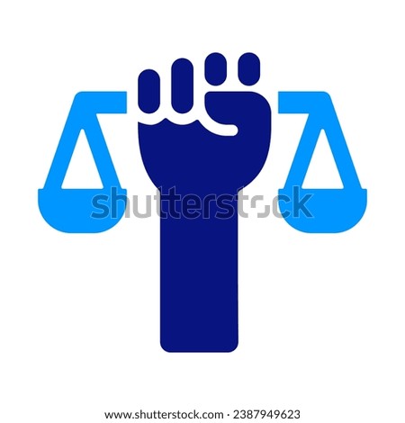 Hand holding scale. Human rights, The Innocence Project, Justice scale, Fair Initiative, Gender Equitable Balance, Law Firm, Equality, HR Compliance, Ethics Policy