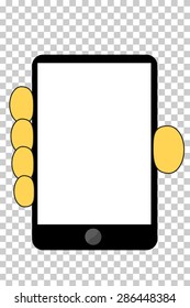 Hand Holding Smartphone 
