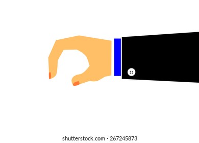Hand - Holding Something 
